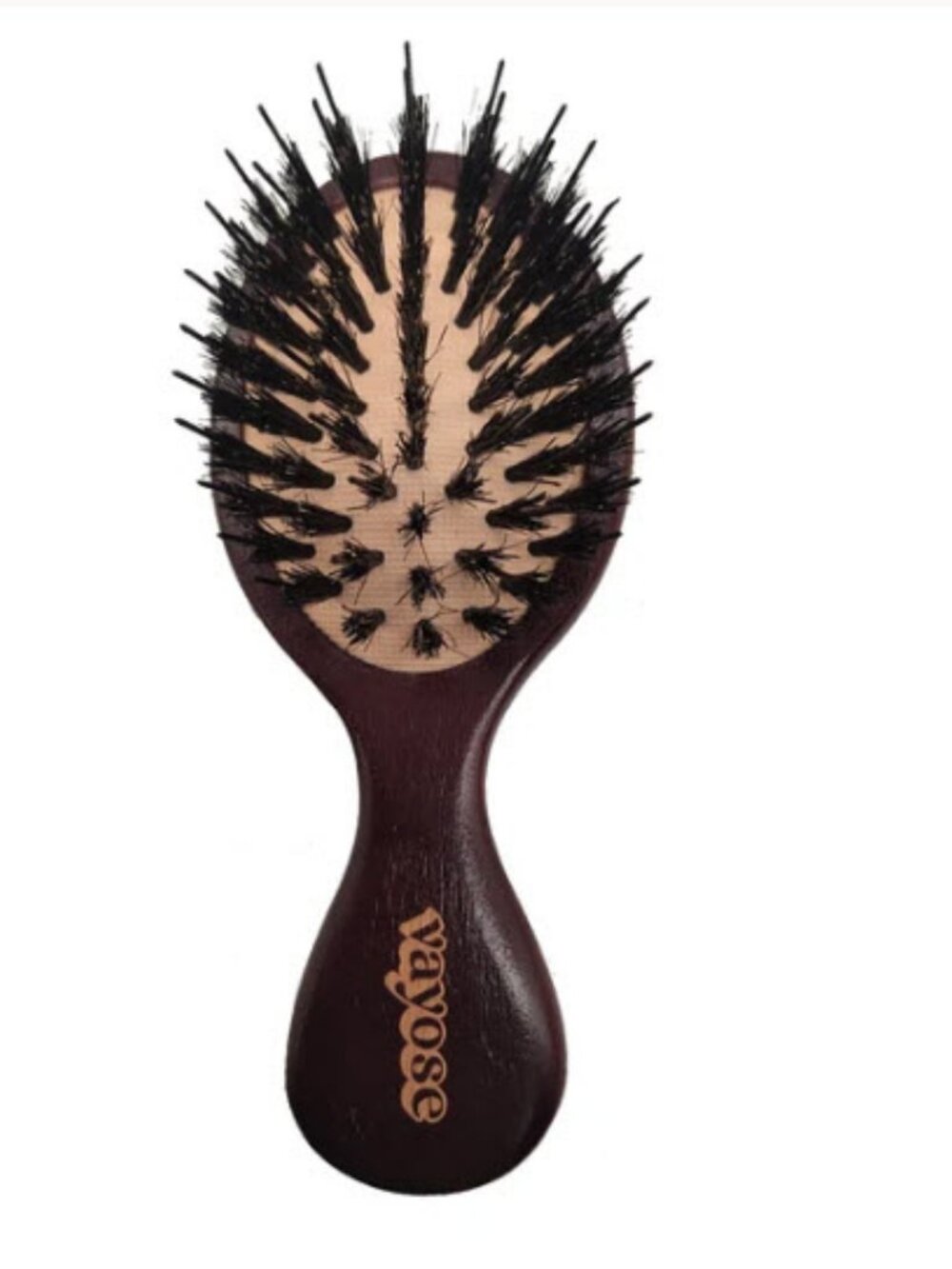 NIB Womens Vayose Signature Mini Size Boar Bristle Oval Hair Brush